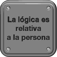 La lógica es relativa a la persona